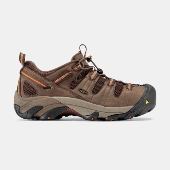 Keen Atlanta Cool Steel Tå Arbetsskor Herr Bruna | DMCWL1896