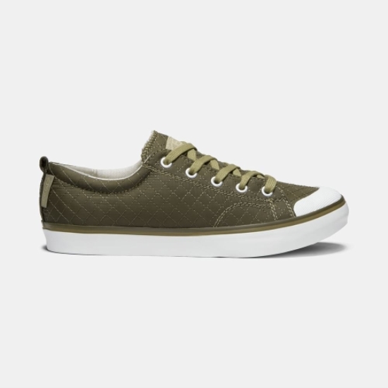 Keen Elsa II Quilted Sneakers Dam Olivgröna | PORWK6718