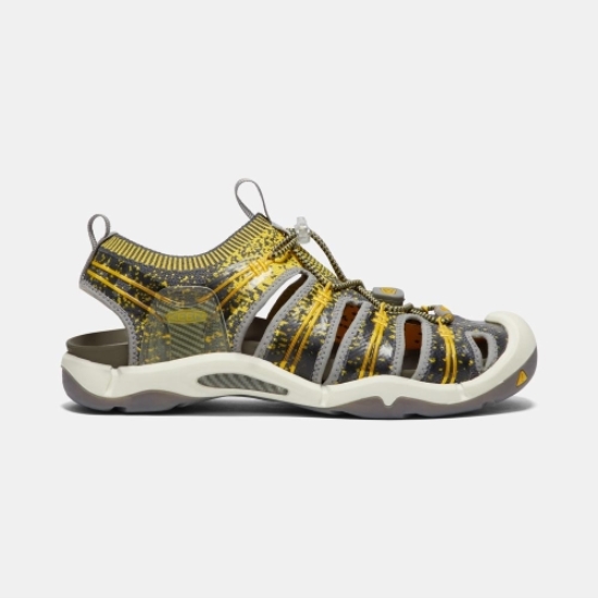 Keen Evofit One Sandaler Herr Grå Gula | WDMZI3940