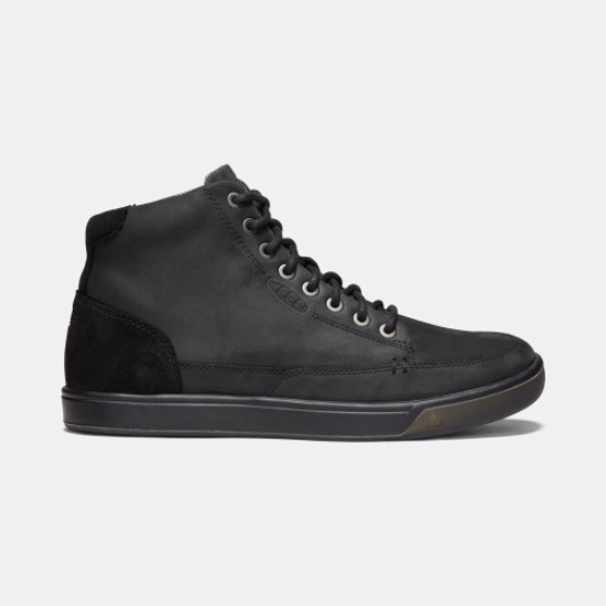 Keen Glenhaven Mid Casual Skor Herr Svarta | FISAK7195