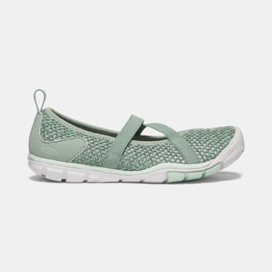 Keen Hush Knit Mary Jane Skor Dam Ljusgröna | TYWBD4159