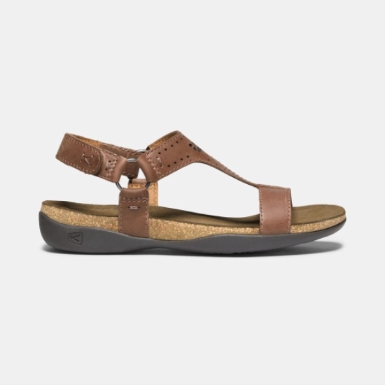 Keen Kaci Ana T-strap Sandaler Dam Bruna | LPCSD1398