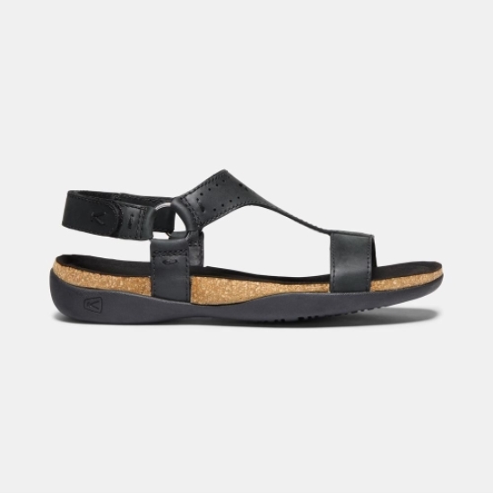 Keen Kaci Ana T-strap Sandaler Dam Svarta | FXLOW9164