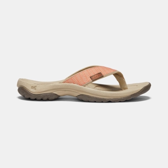 Keen Kona Flip II Flip-Flops Dam Orange Khaki | LOFMC6347