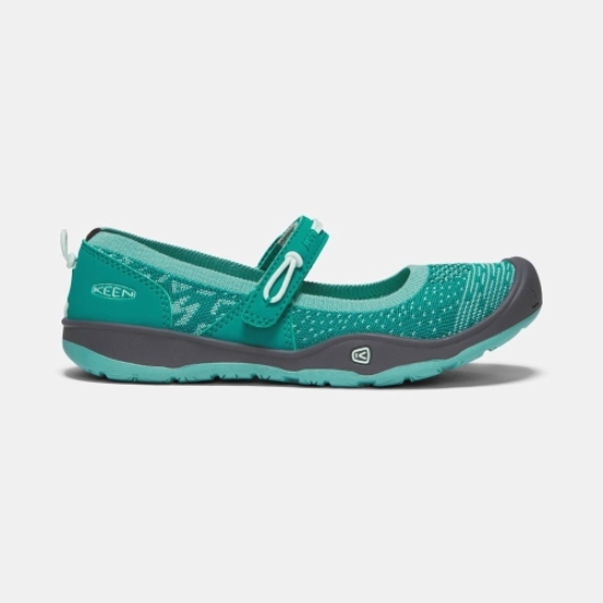 Keen Moxie Mary Jane Skor Barn Gröna Grå | HQGFV4752