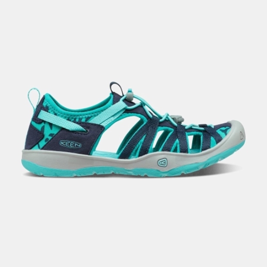 Keen Moxie Sandaler Barn Gröna Marinblå | NCFUD7089