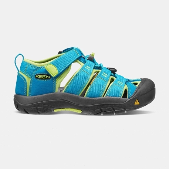 Keen Newport H2 Sandaler Barn Blå Gröna | SDYWQ0493