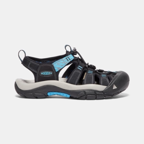 Keen Newport Hydro Vandringssandaler Dam Svarta Blå | QFPML1705