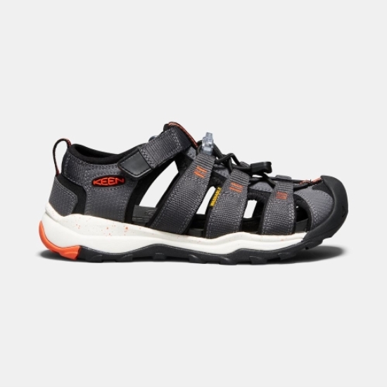 Keen Newport Neo H2 Vandringssandaler Barn Svarta Orange | UJGEV8920