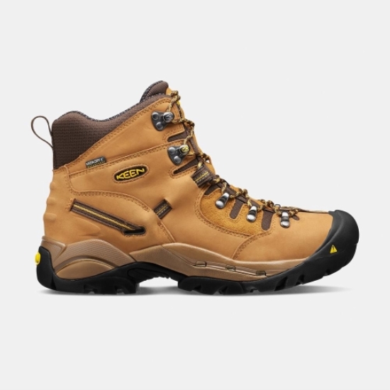 Keen Pittsburgh 6 Steel Tå Arbetskängor Herr Bruna | AQIOL3180