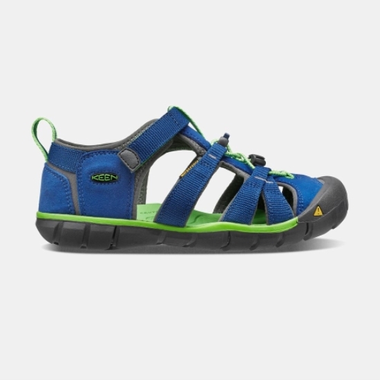 Keen Seacamp II Cnx Sandaler Barn Blå Gröna | DAWOX1874