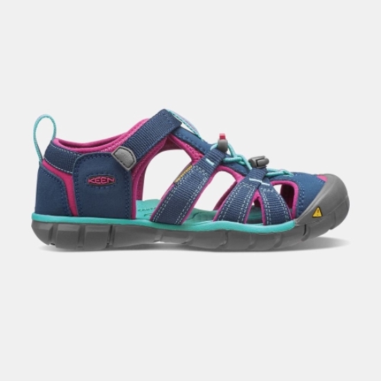 Keen Seacamp II Cnx Sandaler Barn Marinblå Lila | DHBTP4530