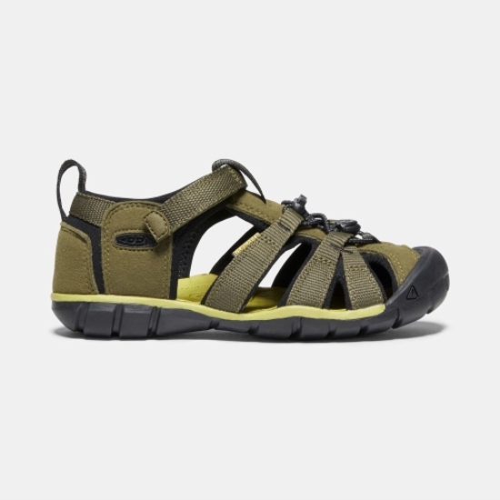 Keen Seacamp II Cnx Sandaler Barn Olivgröna Svarta | HSLEQ2065