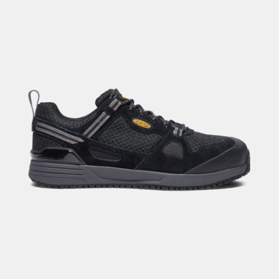 Keen Springfield Aluminum Tå Arbetsskor Herr Svarta | NPADK8173
