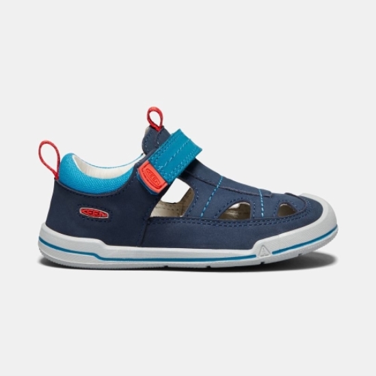 Keen Sprout Fisherman Sandaler Barn Marinblå Blå | QLMUH0813