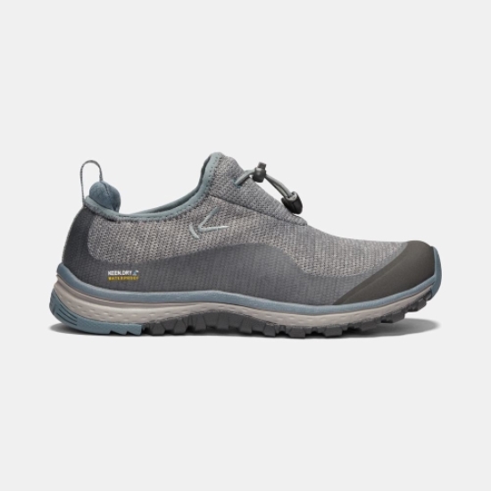 Keen Terra Moc Vattentäta Slip On Skor Dam Grå | UEDQS8309