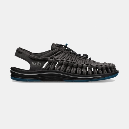 Keen Uneek Platta Cord Uneek Sandaler Herr Svarta | IKUNM7042