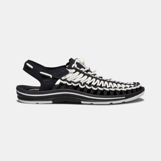 Keen Uneek Sandaler Herr Svarta Vita | XYWCE5321