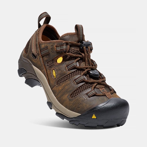 Keen Atlanta Cool Esd Soft Tå Arbetsskor Herr Bruna | TUQKI0928