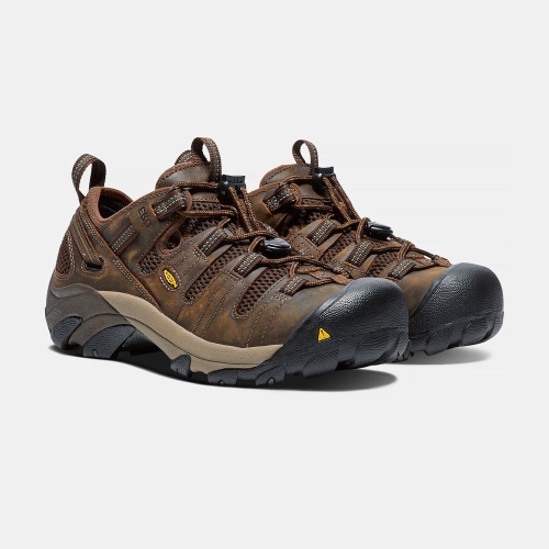 Keen Atlanta Cool Esd Soft Tå Arbetsskor Herr Bruna | TUQKI0928