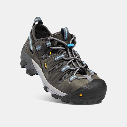 Keen Atlanta Cool Esd Steel Tå Arbetsskor Dam Mörkolivgröna | QILEZ9817