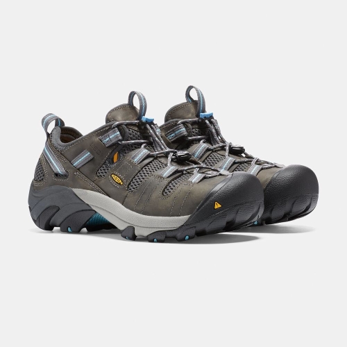 Keen Atlanta Cool Esd Steel Tå Arbetsskor Dam Mörkolivgröna | QILEZ9817