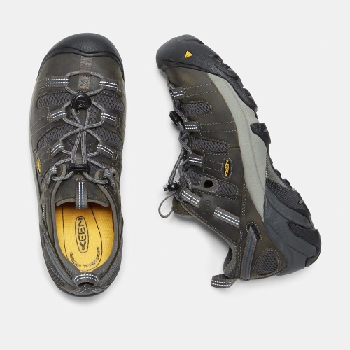 Keen Atlanta Cool Esd Steel Tå Arbetsskor Herr Mörkolivgröna | ZNFDI6903