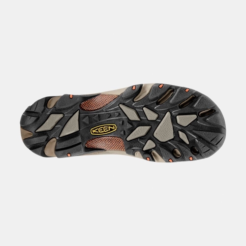 Keen Atlanta Cool Steel Tå Arbetsskor Herr Bruna | DMCWL1896