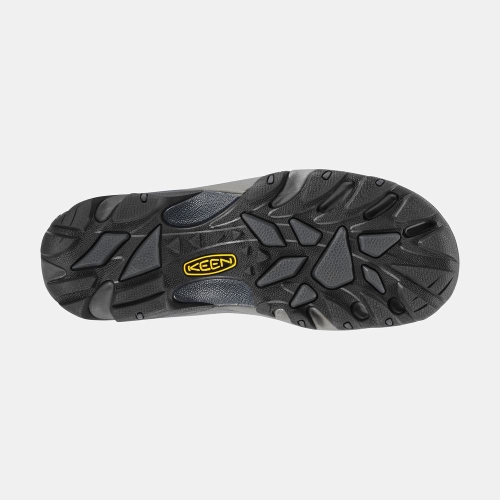 Keen Atlanta Cool Steel Tå Arbetsskor Herr Svarta | QZAXF3180