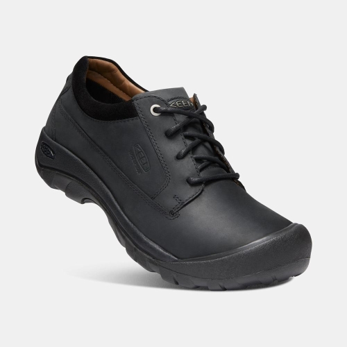 Keen Austin Vanliga Vattentäta Casual Skor Herr Svarta | WHTND2798