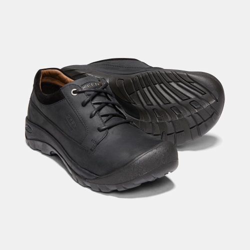 Keen Austin Vanliga Vattentäta Slip On Skor Herr Svarta | BKULV0713