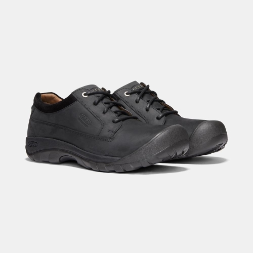 Keen Austin Vanliga Vattentäta Slip On Skor Herr Svarta | BKULV0713