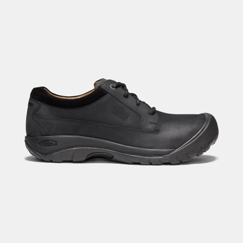 Keen Austin Vanliga Vattentäta Slip On Skor Herr Svarta | BKULV0713