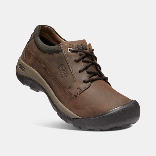 Keen Austin Vanliga Vattentäta Slip On Skor Herr Bruna | VAUPC9042