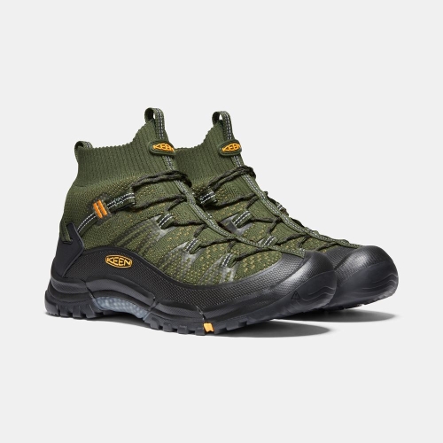 Keen Axis Evo Mid Vandringskängor Herr Olivgröna Svarta | BGNEC9742