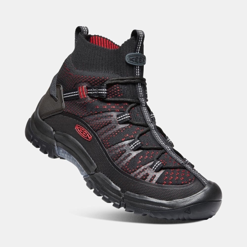 Keen Axis Evo Mid Vandringskängor Herr Svarta Röda | IRVLG8654