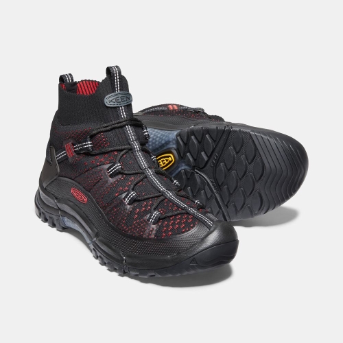Keen Axis Evo Mid Vandringskängor Herr Svarta Röda | IRVLG8654