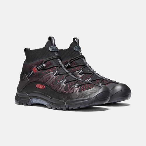 Keen Axis Evo Mid Vandringskängor Herr Svarta Röda | IRVLG8654