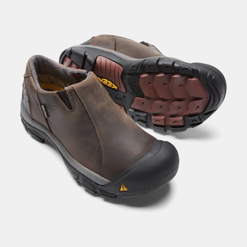 Keen Brixen Vattentäta Low Slip On Skor Herr Bruna | ENVCA1630