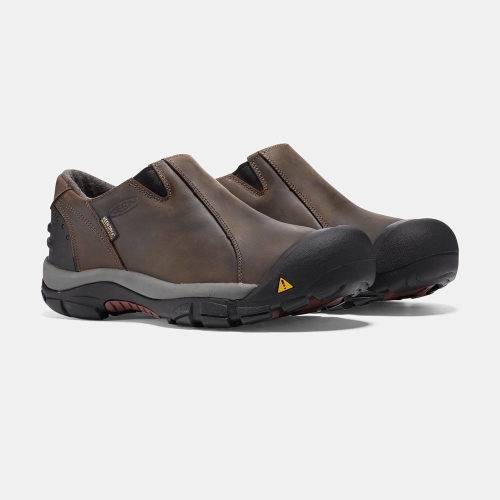 Keen Brixen Vattentäta Low Slip On Skor Herr Bruna | ENVCA1630