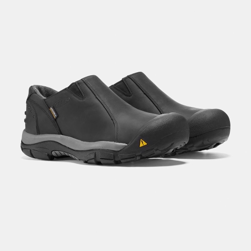 Keen Brixen Vattentäta Low Slip On Skor Herr Svarta | ONZQT7289