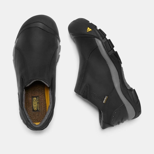 Keen Brixen Vattentäta Low Slip On Skor Herr Svarta | ONZQT7289