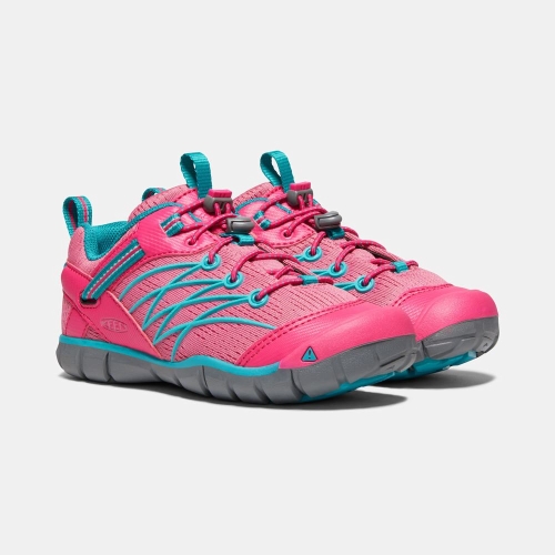 Keen Chandler Cnx Vandringsskor Barn Rosa Gröna | YSUNL3652
