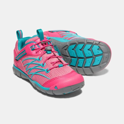 Keen Chandler Cnx Vandringsskor Barn Rosa Gröna | YSUNL3652