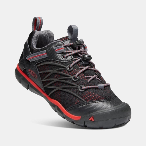Keen Chandler Cnx Vandringsskor Barn Svarta Röda | WJKQV8597