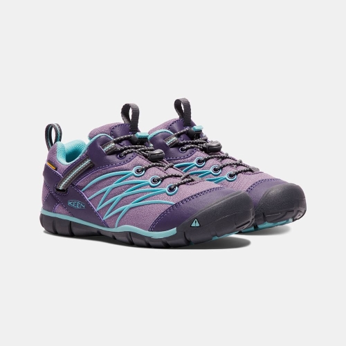 Keen Chandler Vattentäta Cnx Vandringsskor Barn Lila Turkos | IXBQO3897