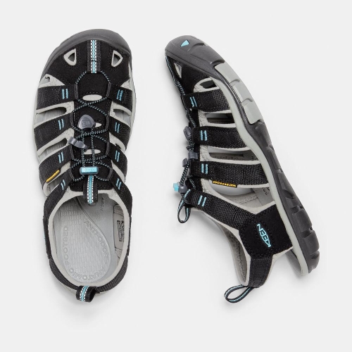 Keen Clearwater Cnx Vandringssandaler Dam Svarta | NSIWD2547