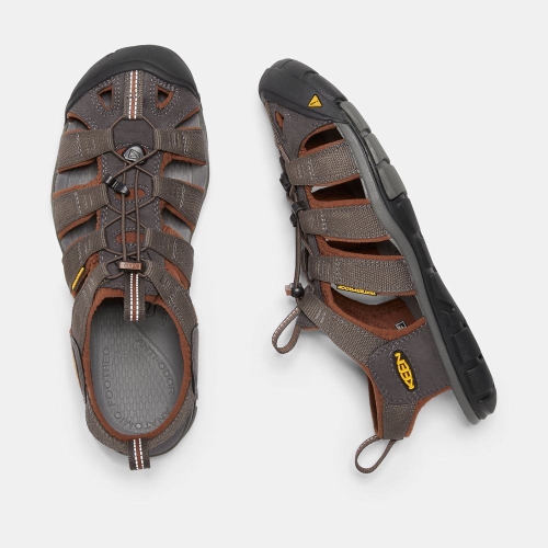 Keen Clearwater Cnx Vandringssandaler Herr Khaki Bruna | AJFIT2018