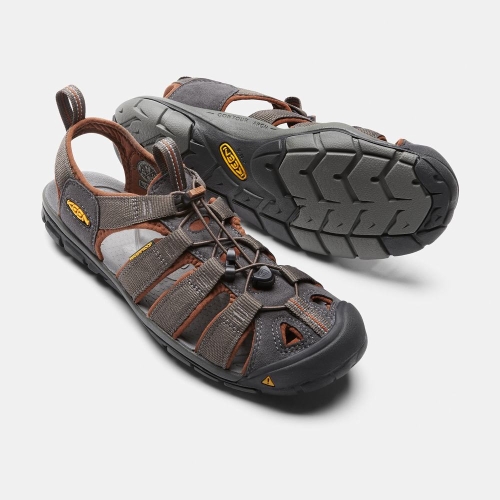 Keen Clearwater Cnx Vandringssandaler Herr Khaki Bruna | AJFIT2018