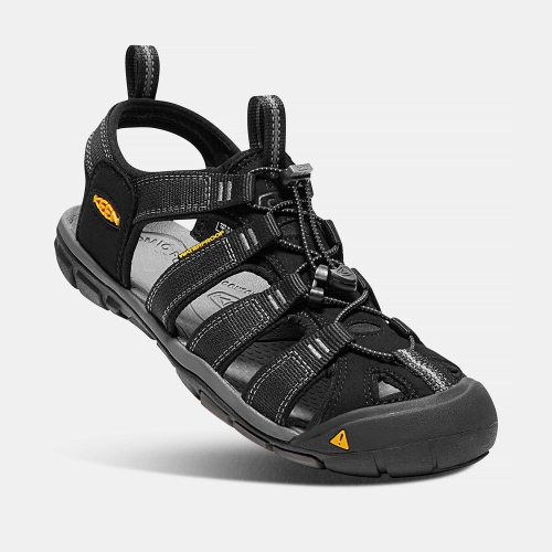 Keen Clearwater Cnx Vandringssandaler Herr Svarta | DOPKQ4385